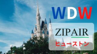 【ZIPAIR】ヒューストン線就航でフロリダ・ディズニー行きはどう変わる？おすすめする人・しない人！